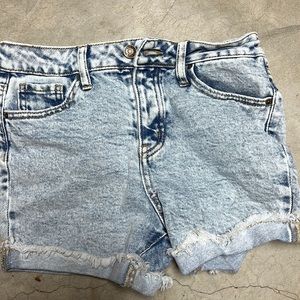 White washed Jean shorts